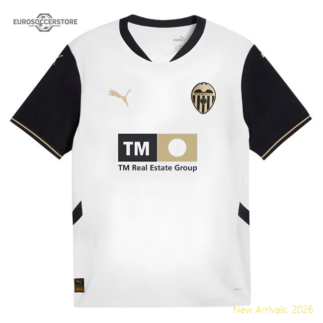 2024-2025 Valencia Home Shirt (David Villa 7)-Vantage Point Soccer