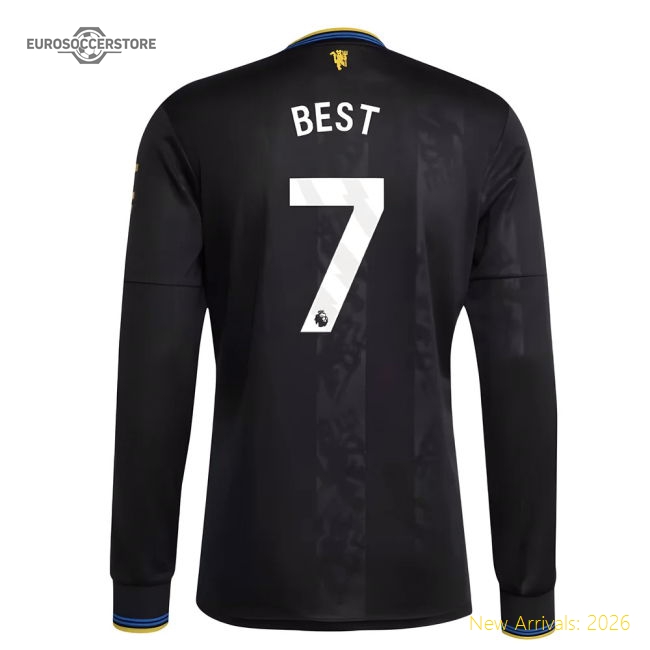 2025-2026 Man Utd Long Sleeve Third Shirt (Best 7)-Vantage Point Soccer