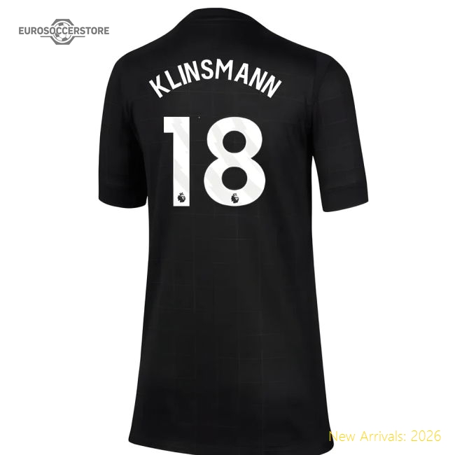 2025-2026 Tottenham Away Shirt (Kids) (Klinsmann 18)-Vantage Point Soccer