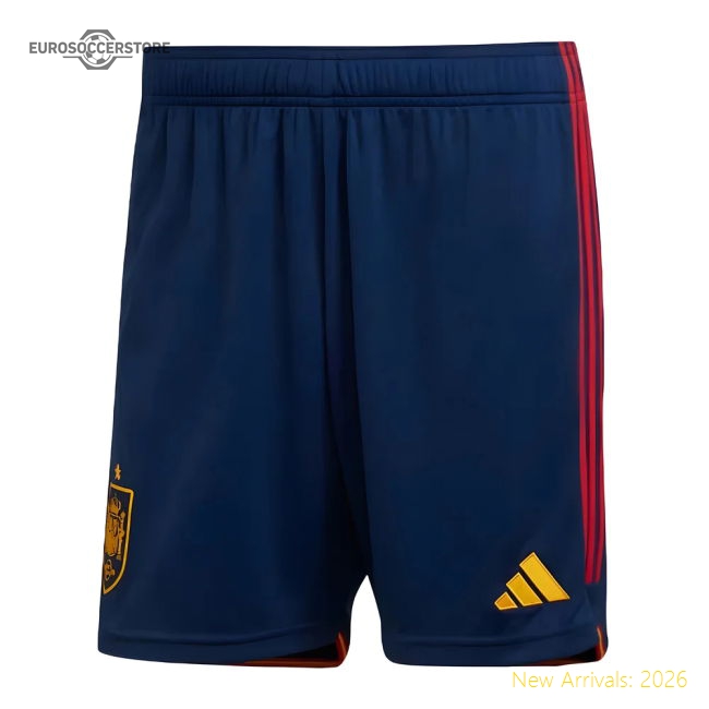 2022-2023 Spain Home Shorts (Navy)-Vantage Point Soccer