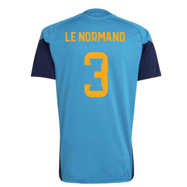 2026-2027 Spain Training Jersey (Bold Aqua) (Le Normand 3)-Vantage Point Soccer