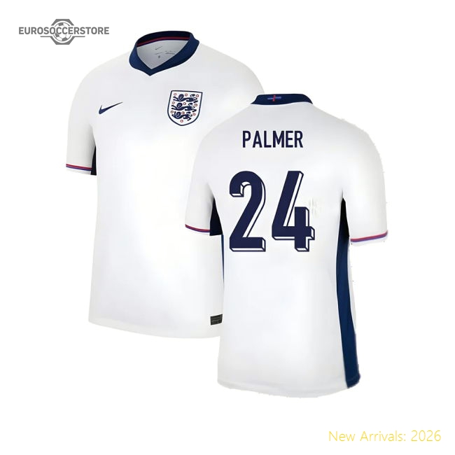 2024-2025 England Home Shirt (Palmer 24)-Vantage Point Soccer