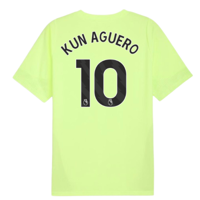 2025-2026 Man City Training Jersey (Fizzy Apple) (Kun Aguero 10)-Vantage Point Soccer