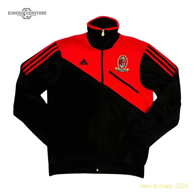 AC Milan 2008-09 Adidas Jacket ((Excellent) M)-Vantage Point Soccer
