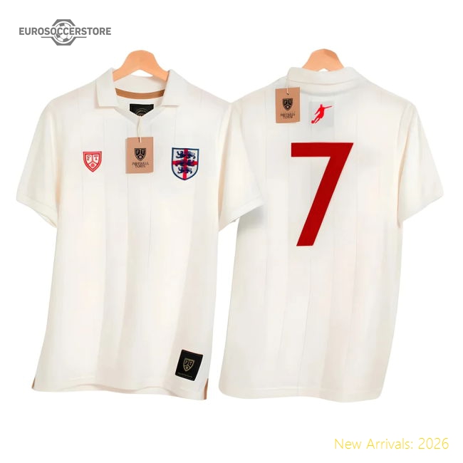 England Spice David Beckham Tribute Football Shirt-Vantage Point Soccer