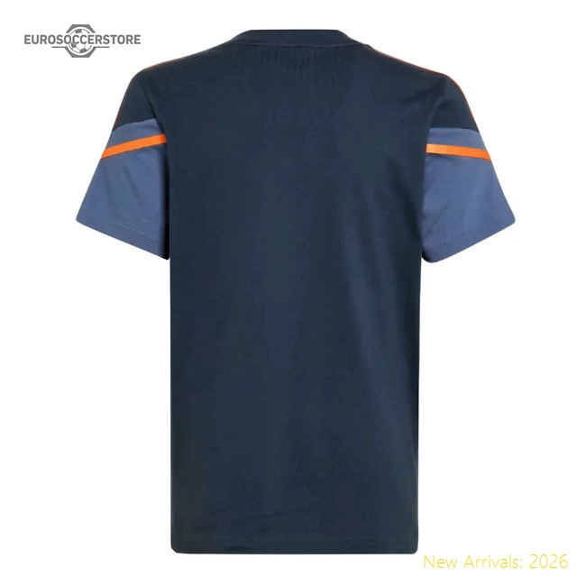 2022-2023 Man Utd Training Tee (Crew Navy) - Kids-Vantage Point Soccer