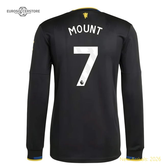 2025-2026 Man Utd Authentic Long Sleeve Third Shirt (Mount 7)-Vantage Point Soccer