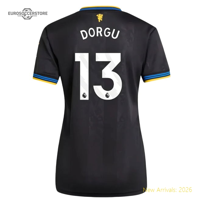 2025-2026 Man Utd Authentic Third Shirt (Womens) (Dorgu 13)-Vantage Point Soccer