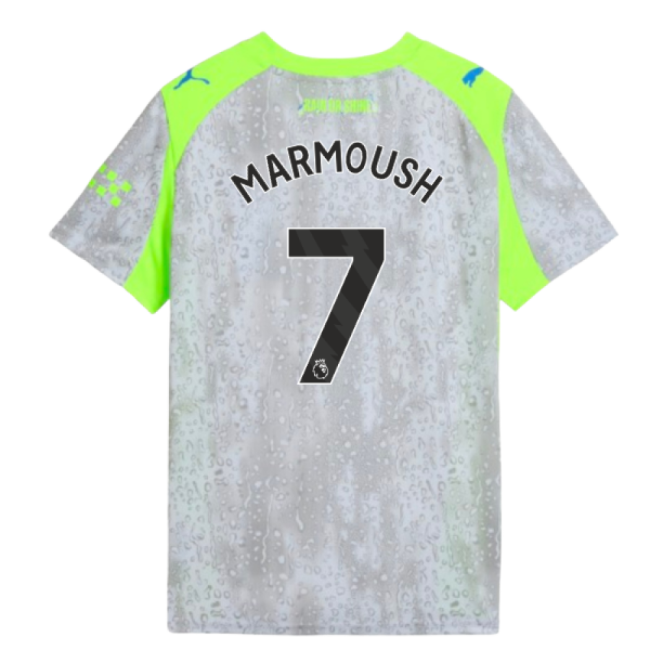 2025-2026 Man City Third Shirt (Kids) (Marmoush 7)-Vantage Point Soccer