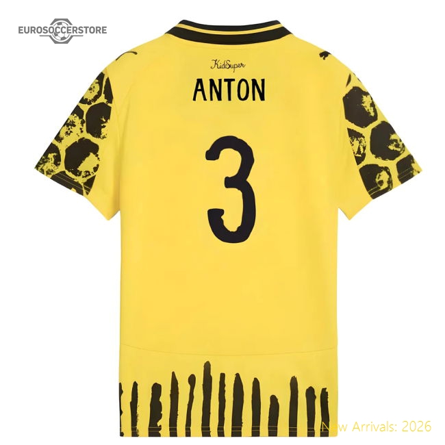 2025-2026 KIDSUPER x Borussia Dortmund CWC Shirt - Kids (Anton 3)-Vantage Point Soccer