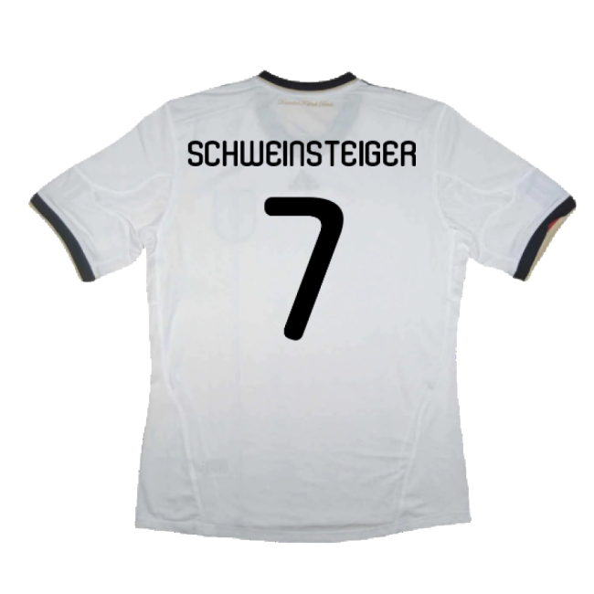 Germany 2010-11 Home Shirt ((Excellent) XL) (SCHWEINSTEIGER 7)-Vantage Point Soccer