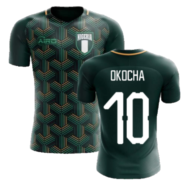 2025-2026 Nigeria Third Concept Football Shirt (Okocha 10)-Vantage Point Soccer