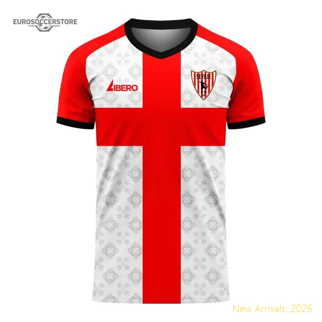 Seville 2025-2026 Home Concept Football Kit (Libero)-Vantage Point Soccer