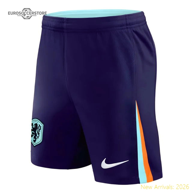 2024-2025 Netherlands Away Shorts-Vantage Point Soccer