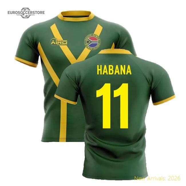 2025-2026 South Africa Springboks Flag Concept Rugby Shirt (Habana 11)-Vantage Point Soccer