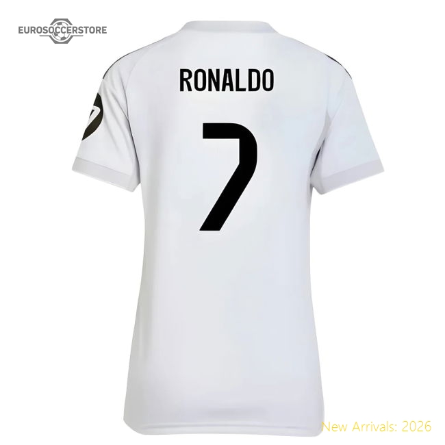2025-2026 Real Madrid Home Shirt (Womens) (Ronaldo 7)-Vantage Point Soccer