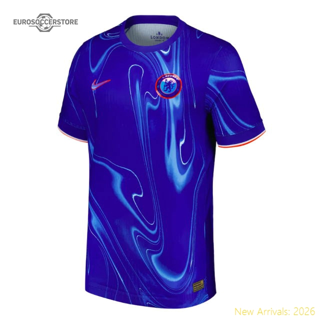 2024-2025 Chelsea Home Authentic Dri-Fit ADV Shirt (Hazard 10)-Vantage Point Soccer
