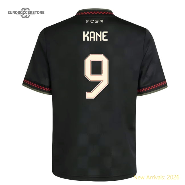 2025-2026 Bayern Munich Third Shirt (Kids) (Kane 9)-Vantage Point Soccer