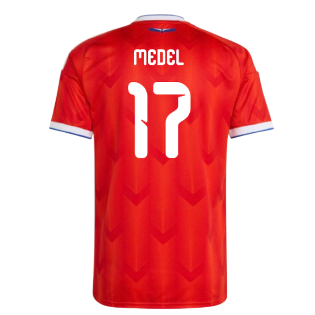 2026-2027 Chile Home Shirt (Medel 17)-Vantage Point Soccer
