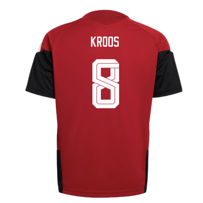 2026-2027 Germany Training Jersey (Red) - Kids (Kroos 8)-Vantage Point Soccer
