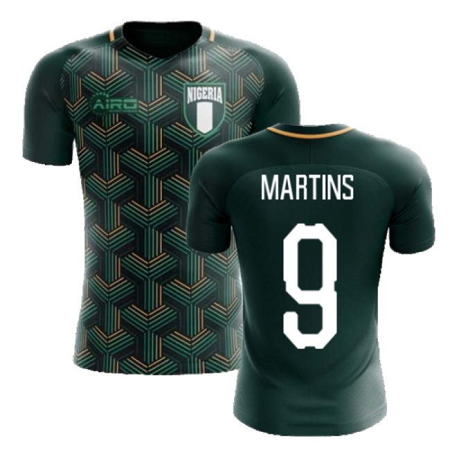 2025-2026 Nigeria Third Concept Football Shirt (Martins 9)-Vantage Point Soccer