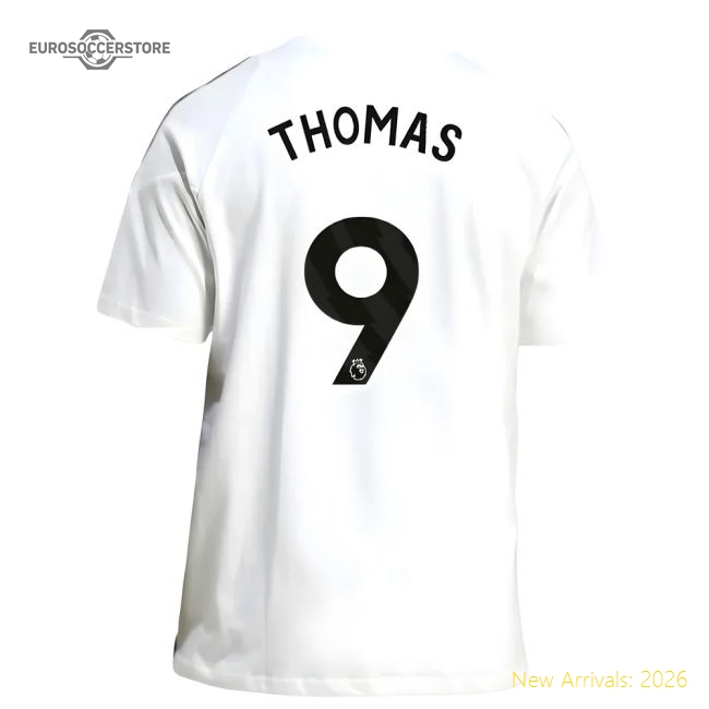 2025-2026 Man Utd Training Tee (White) (Thomas 9)-Vantage Point Soccer