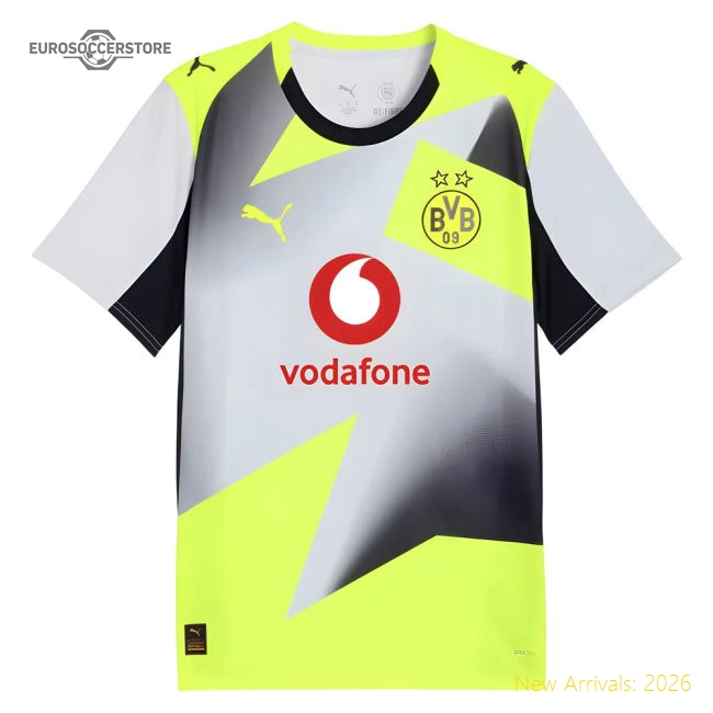 2025-2026 Borussia Dortmund Away Shirt (Guirassy 9)-Vantage Point Soccer