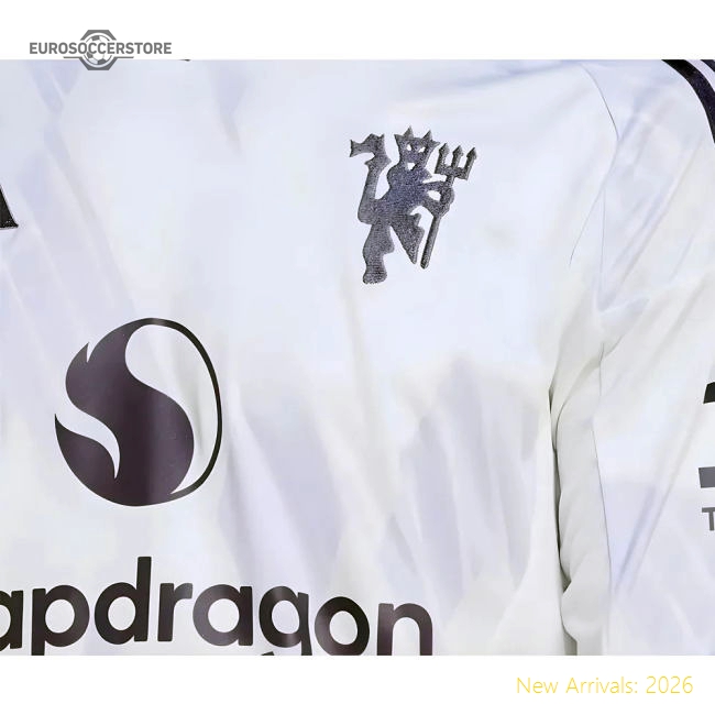 2025-2026 Man Utd Long Sleeve Away Shirt-Vantage Point Soccer