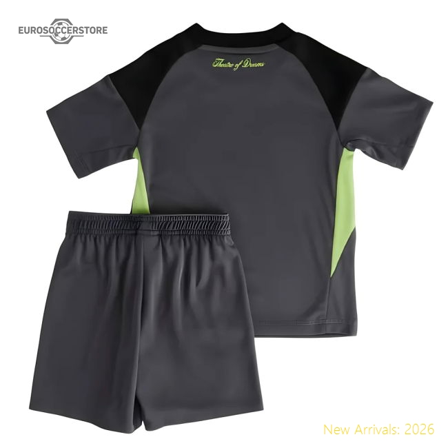 2025-2026 Man Utd Home Goalkeeper Mini Kit-Vantage Point Soccer