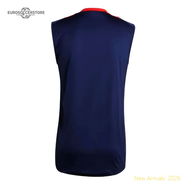 2024-2025 Man Utd Sleeveless Jersey (Night Indigo)-Vantage Point Soccer
