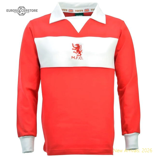 Middlesbrough 1970s Retro Football Shirt-Vantage Point Soccer