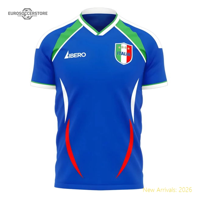 Italy 2006 Style Home Concept Shirt (Libero) (BUFFON 1)-Vantage Point Soccer