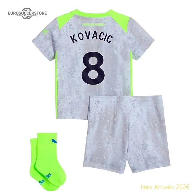 2025-2026 Man City Third Baby Kit (Kovacic 8)-Vantage Point Soccer