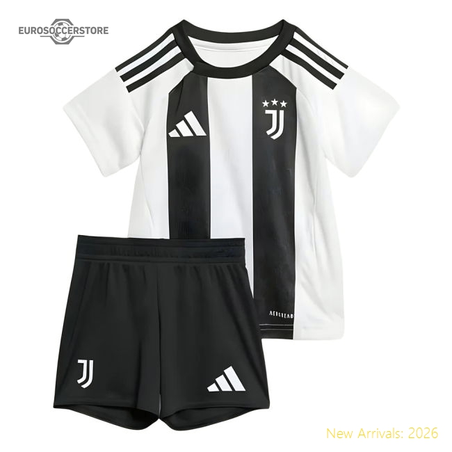 2024-2025 Juventus Home Baby Kit-Vantage Point Soccer
