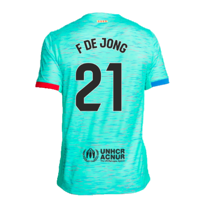 2023-2024 Barcelona Third Shirt (F De Jong 21)-Vantage Point Soccer