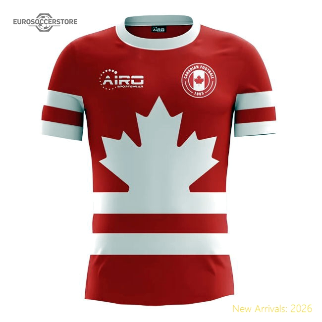 2025-2026 Canada Home Concept Football Shirt - Baby-Vantage Point Soccer