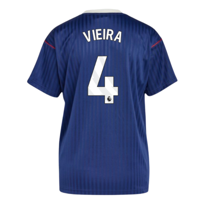 Arsenal Terrace Icons Shirt (Navy) (Vieira 4)-Vantage Point Soccer