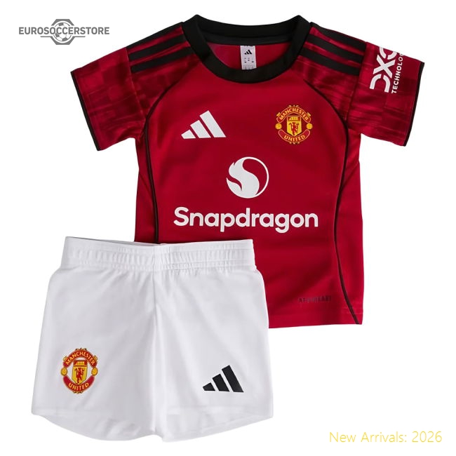 2025-2026 Man Utd Home Baby Kit (Garnacho 17)-Vantage Point Soccer