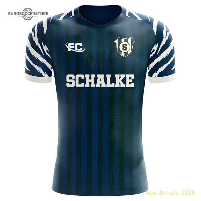 2019-2020 Schalke Fans Culture Home Concept Shirt-Vantage Point Soccer