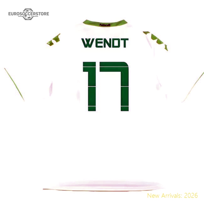 Borussia Monchengladbach 2013-14 Home Shirt ((Excellent) XXL) (Wendt 17)-Vantage Point Soccer