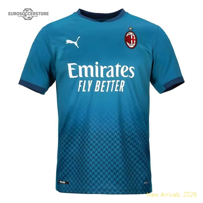 2020-2021 AC Milan Puma Third Football Shirt-Vantage Point Soccer