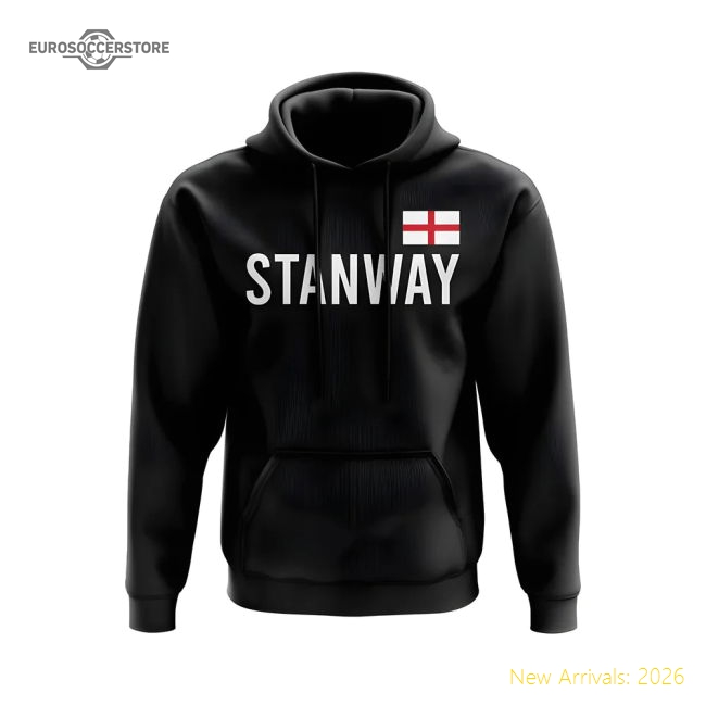 Georgia Stanway England Name Hoody (Black)-Vantage Point Soccer