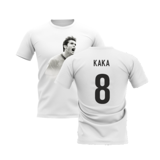 Kaka Legend T-Shirt (White) (Kaka 8)-Vantage Point Soccer