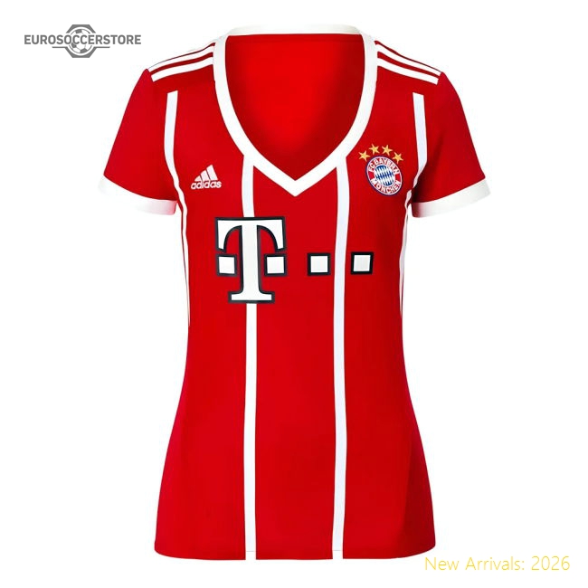 Bayern Munich 2017-18 Womens Home Shirt (XL) ((Excellent) XL)-Vantage Point Soccer