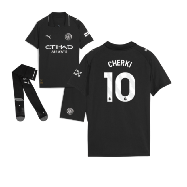 2025-2026 Man City Away Mini Kit (Cherki 10)-Vantage Point Soccer