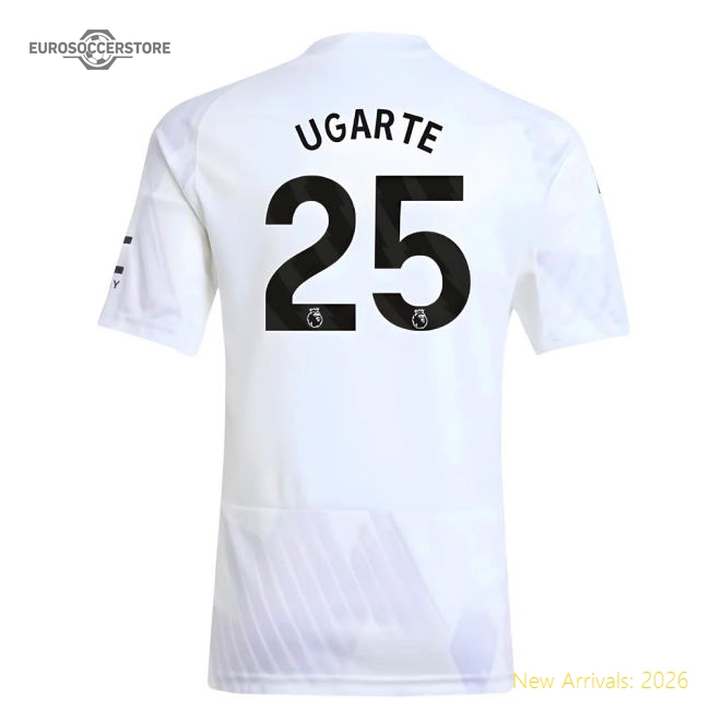 2025-2026 Man Utd Away Shirt (Kids) (Ugarte 25)-Vantage Point Soccer