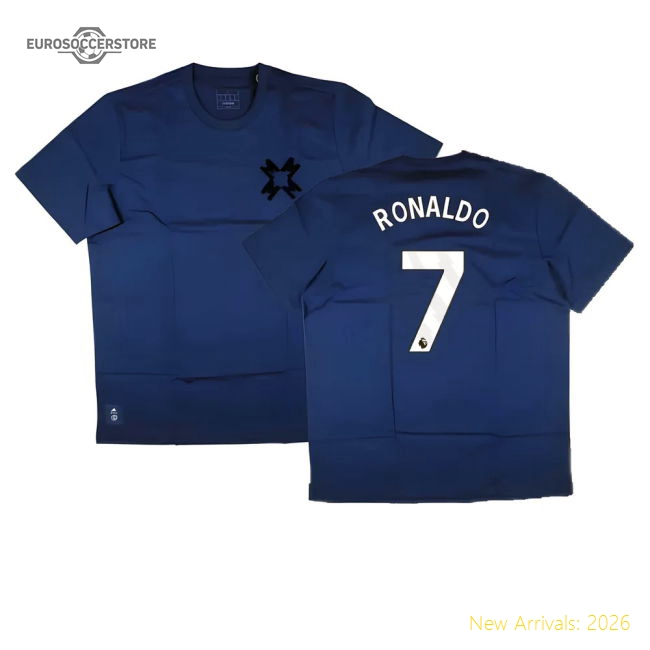 2024-2025 Man Utd Seasonal Tee (Victory Blue) (Ronaldo 7)-Vantage Point Soccer