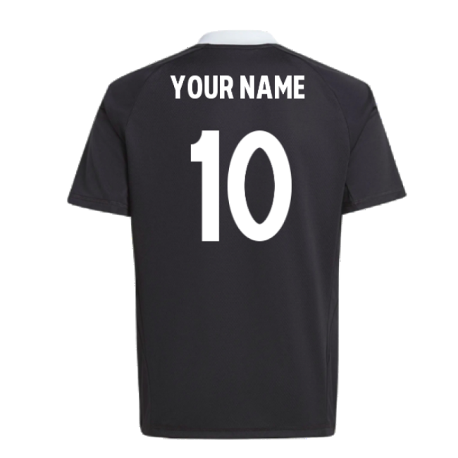 2024-2025 Bayern Munich Third Goalkeeper Shirt (Black) - Kids (Your Name)-Vantage Point Soccer