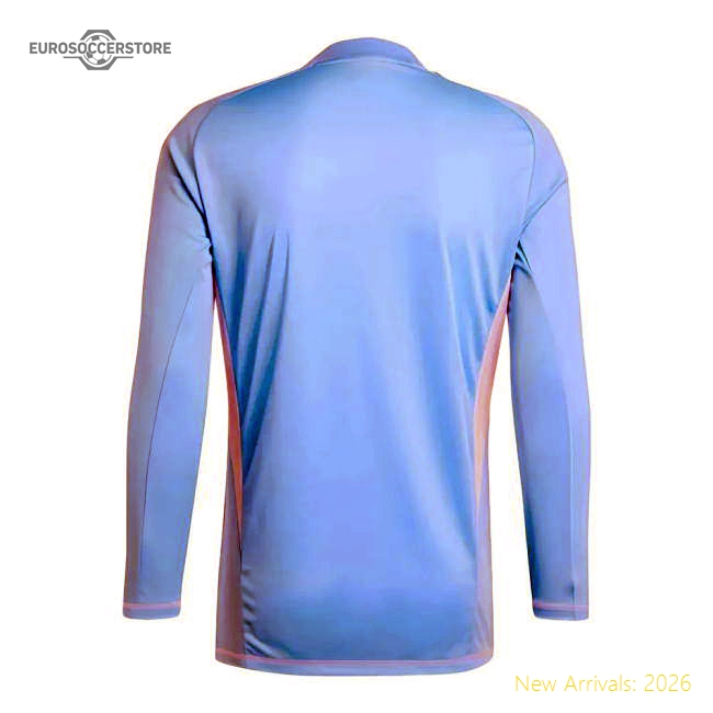 2024-2025 Spain Home LS Goalkeeper Shirt (Semi Blue)-Vantage Point Soccer