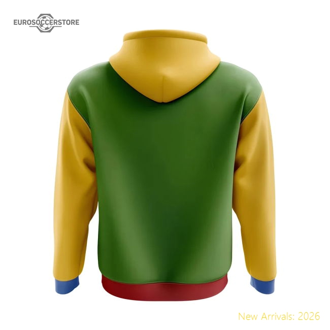 Comoros Concept Country Football Hoody (Green)-Vantage Point Soccer